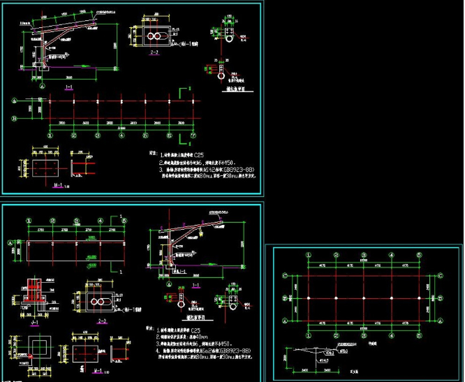 南岸钢构汽车棚设计
