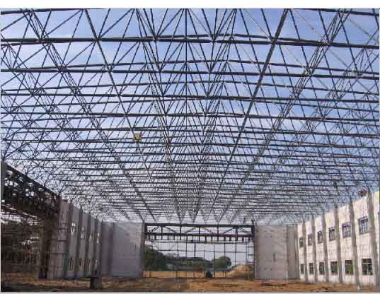 南岸湖南长沙5712飞机库网架工程